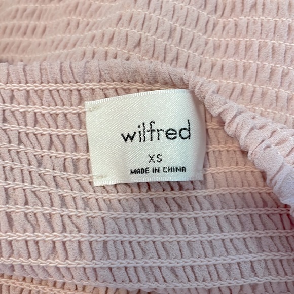 aritzia Wilfred Tempest Midi Dress Poetic Pink - Picture 9 of 10